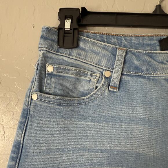 Quince Stretch High Rise Straight Jeans, Frosted Blue, 29/28 - Picture 4 of 7